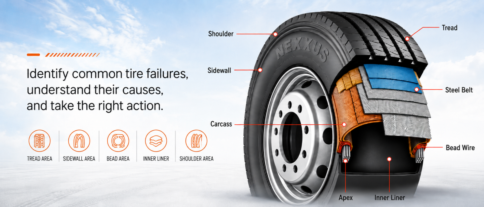 TRUCK TIRE DAMAGE IDENTIFICATION GUIDE Featured Image