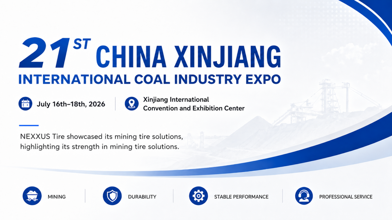 NEXXUS Tire Showcases Mining Tire Solutions at 21st Coal Industry Expo Featured Image
